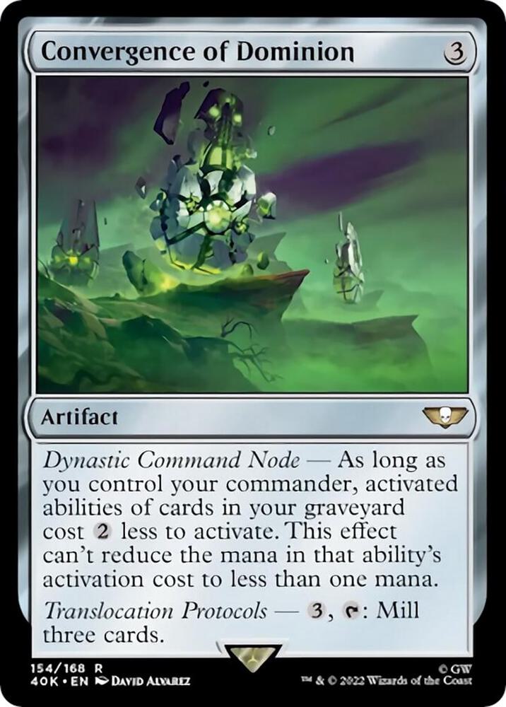 Convergence of Dominion Surge Foil 154 (Universes Beyond: Warhammer 40,000)  - Foil | Good Games Adelaide SA