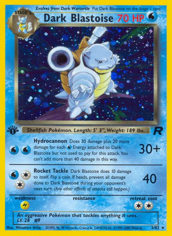 Dark Blastoise 03/82 (Team Rocket)  - 1st Edition Holofoil | Good Games Adelaide SA