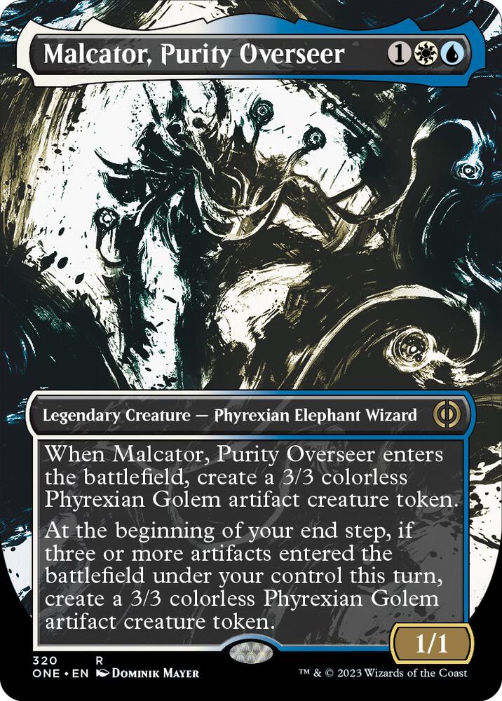 Malcator, Purity Overseer 320/271 (Phyrexia: All Will Be One)  - Borderless | Good Games Adelaide SA