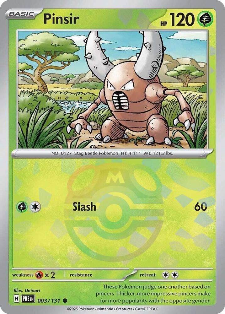 Pinsir 003/131 (SV: Prismatic Evolutions)  - Holofoil | Good Games Adelaide SA