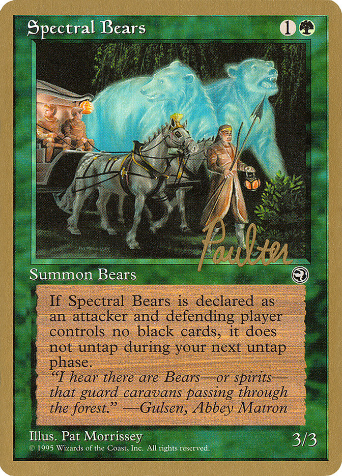 Spectral Bears (Preston Poulter) [Pro Tour Collector Set] | Good Games Adelaide SA