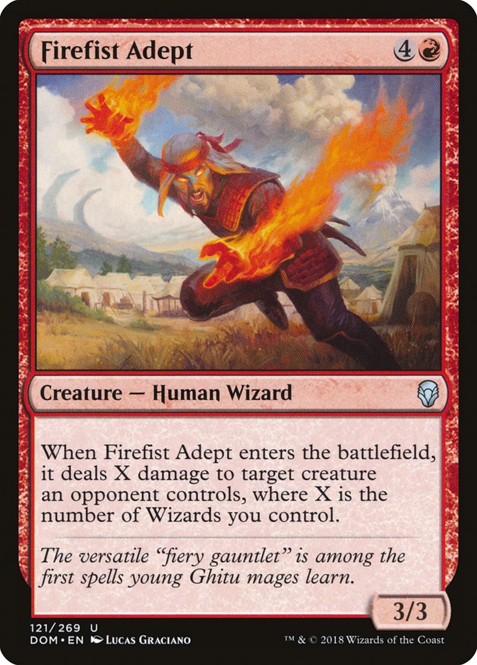 Firefist Adept [Dominaria] | Good Games Adelaide SA