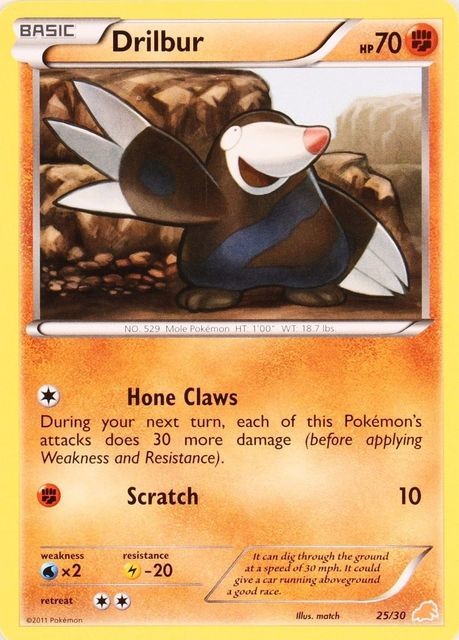Drilbur (25/30) [Black & White: Trainer Kit - Excadrill] | Good Games Adelaide SA