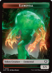 Insect // Elemental (0008) Double-Sided Token [Edge of Eternities Commander Tokens] | Good Games Adelaide SA