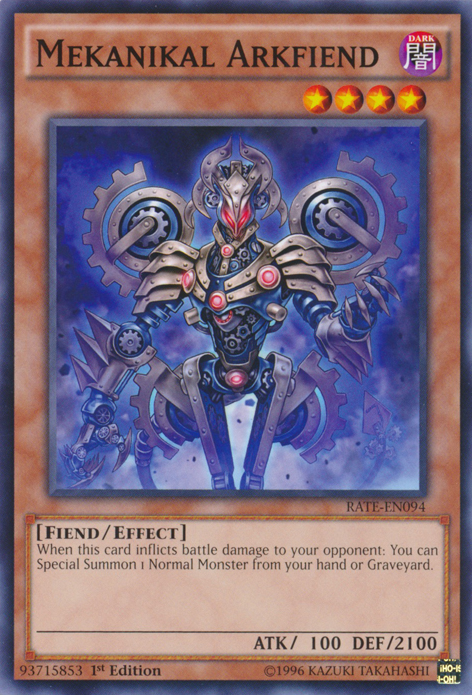 Mekanikal Arkfiend [RATE-EN094] Common | Good Games Adelaide SA