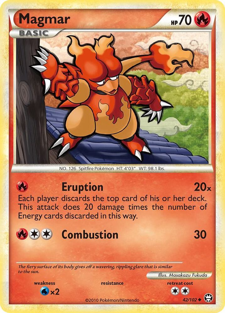 Magmar 42/102 (Triumphant)  - Reverse Holofoil | Good Games Adelaide SA