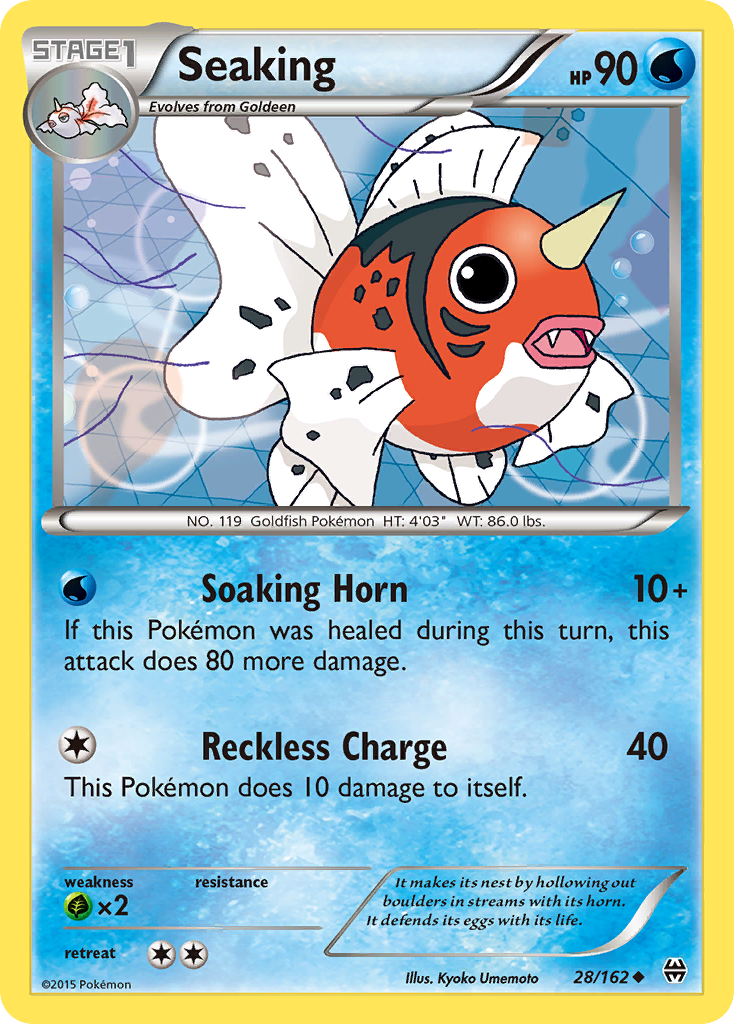 Seaking (28/162) [XY: BREAKthrough] | Good Games Adelaide SA