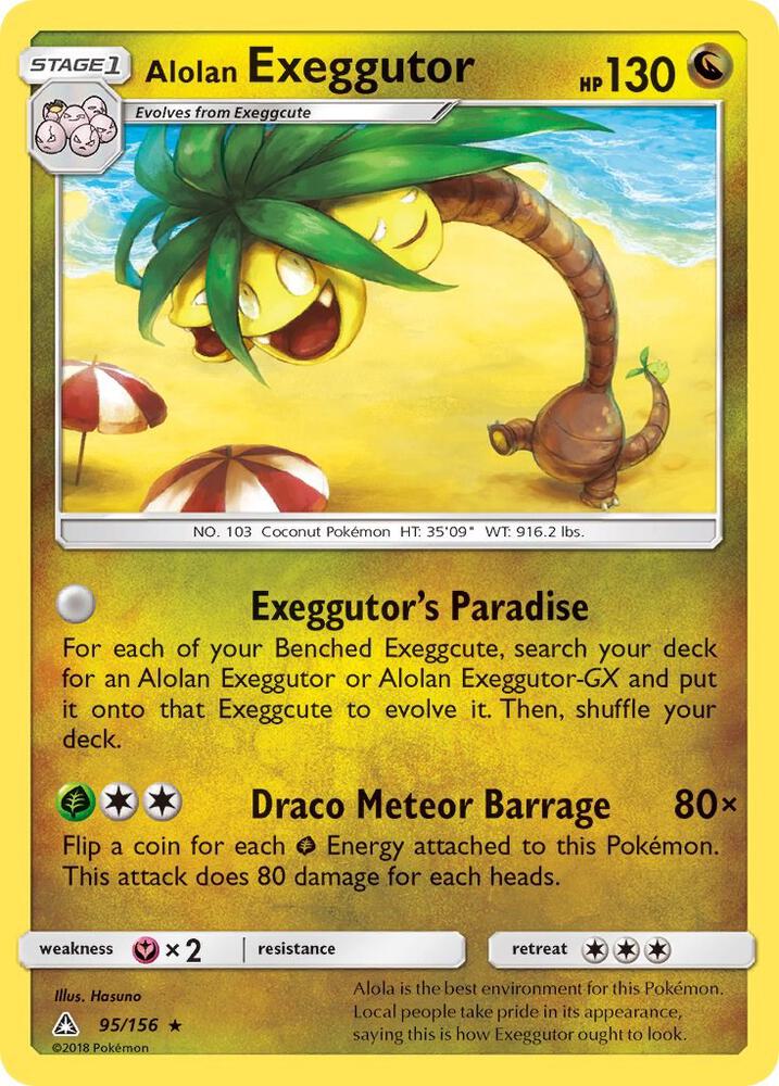 Alolan Exeggutor 95/156 (SM - Ultra Prism)  | Good Games Adelaide SA