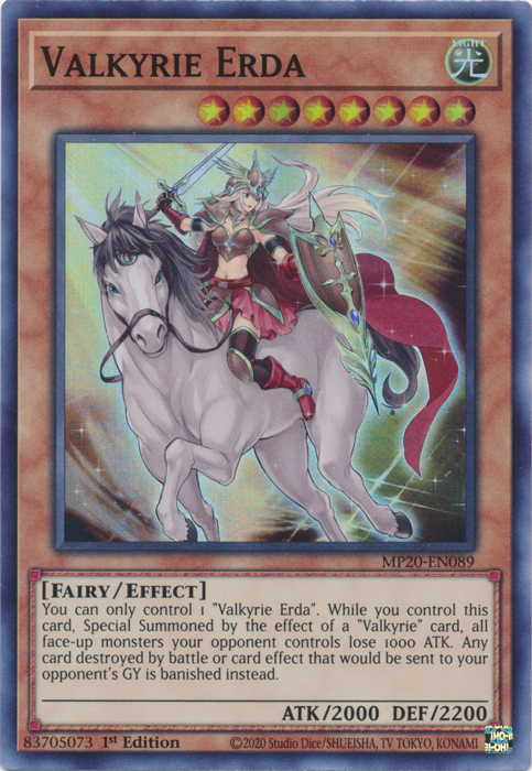 Valkyrie Erda [MP20-EN089] Super Rare | Good Games Adelaide SA