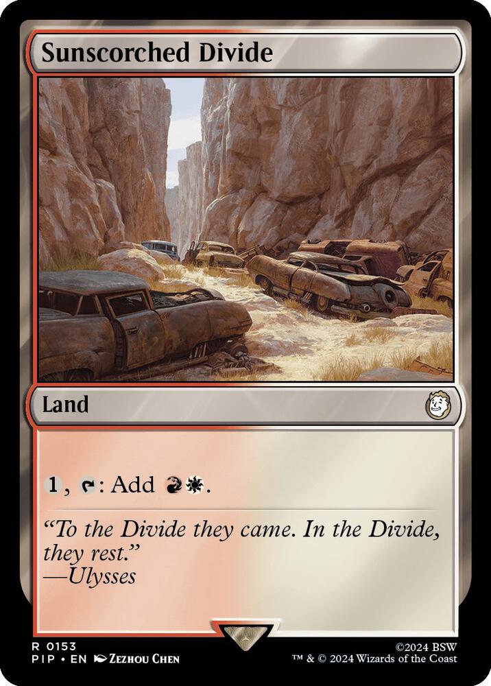 Sunscorched Divide 153 (Universes Beyond: Fallout)  | Good Games Adelaide SA