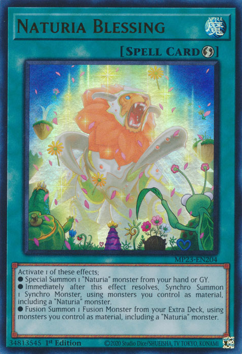 Naturia Blessing [MP23-EN204] Ultra Rare | Good Games Adelaide SA