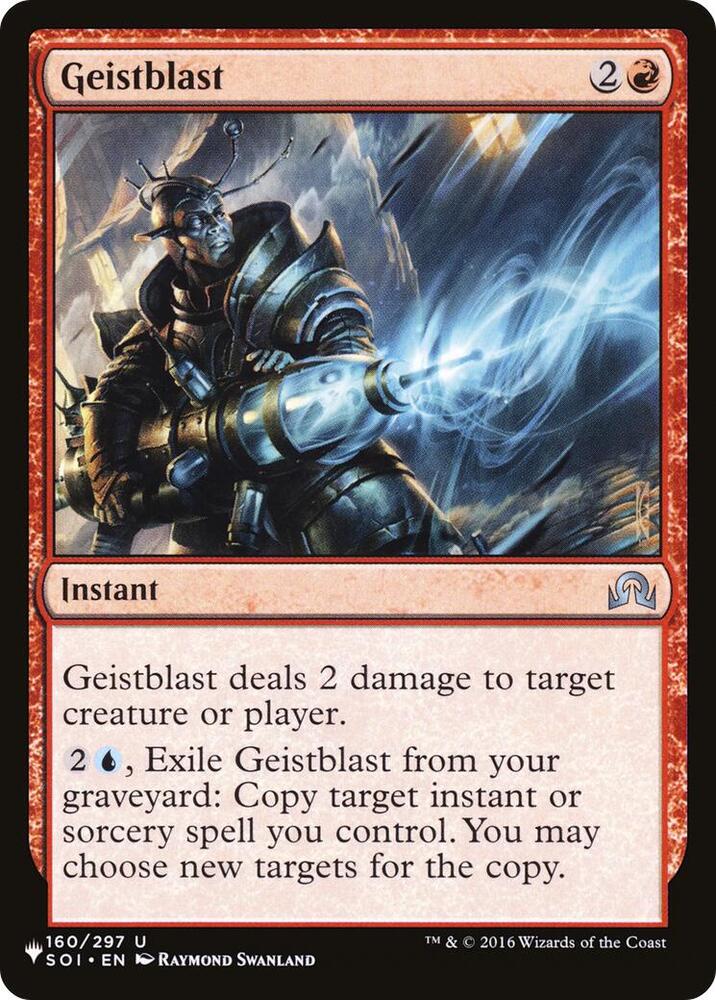 Geistblast 160/297 (The List Reprints)  | Good Games Adelaide SA