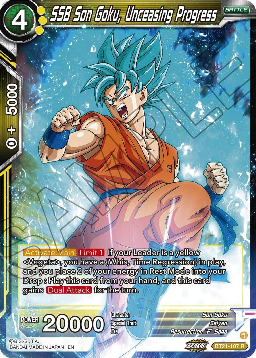 SSB Son Goku, Unceasing Progress (BT21-107) [ZENKAI Series: Set 04] | Good Games Adelaide SA