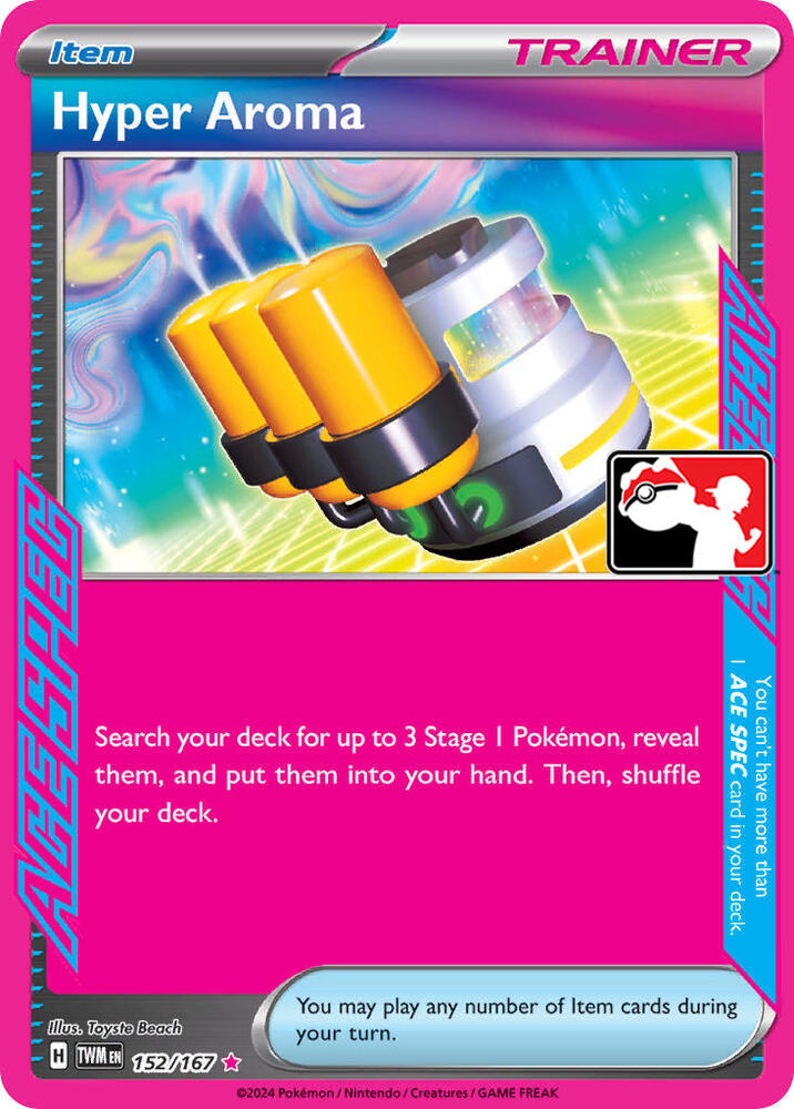 Hyper Aroma Series 6 152/167 (Prize Pack Series Cards)  - Holofoil | Good Games Adelaide SA