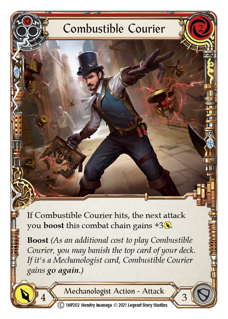 Combustible Courier (Red) [1HP202] | Good Games Adelaide SA