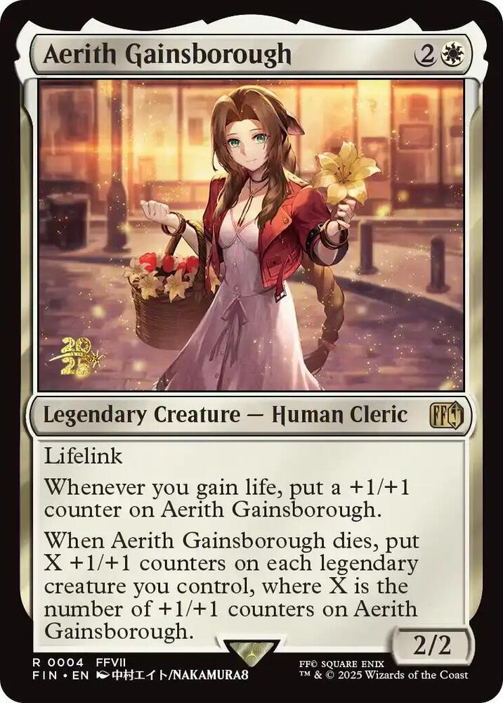 Aerith Gainsborough 4 (Prerelease Cards)  - PreRelease Foil | Good Games Adelaide SA