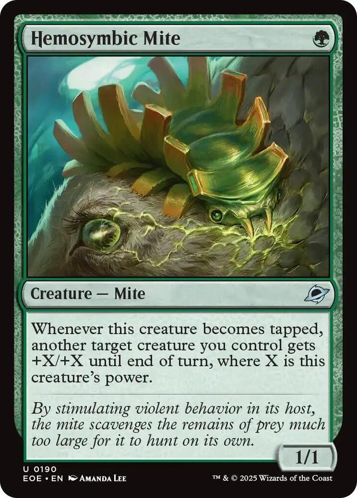 Hemosymbic Mite 190 (Edge of Eternities)  - Foil | Good Games Adelaide SA