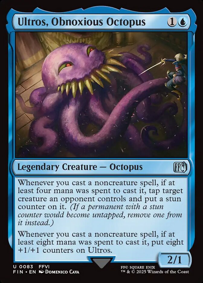 Ultros, Obnoxious Octopus 83 (FINAL FANTASY)  - Foil | Good Games Adelaide SA