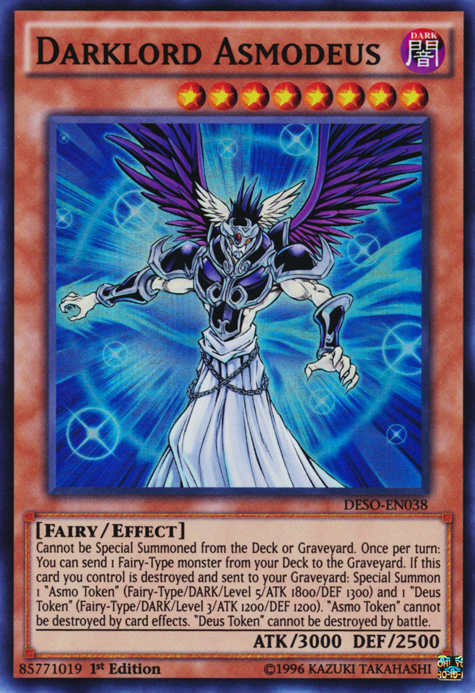 Darklord Asmodeus [DESO-EN038] Super Rare | Good Games Adelaide SA