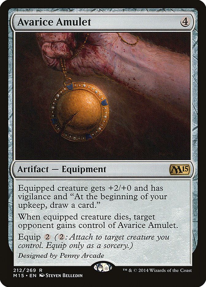 Avarice Amulet 212 (Magic 2015 (M15))  - Foil | Good Games Adelaide SA