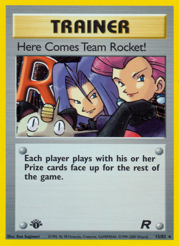 Here Comes Team Rocket! (15/82) [Team Rocket 1st Edition] | Good Games Adelaide SA
