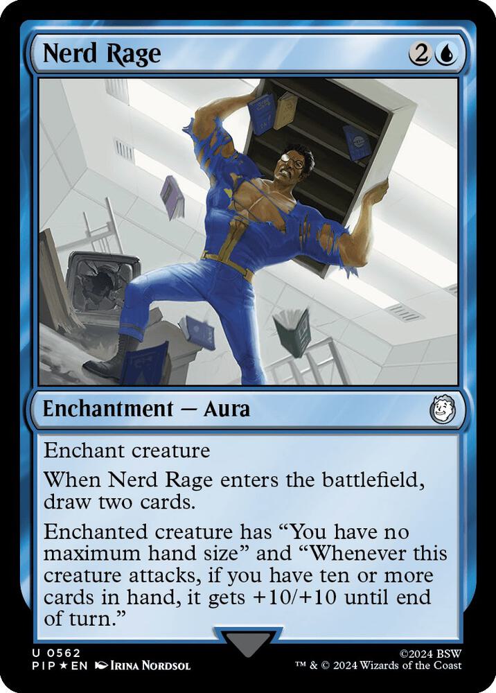 Nerd Rage 562 (Universes Beyond: Fallout)  - Foil | Good Games Adelaide SA