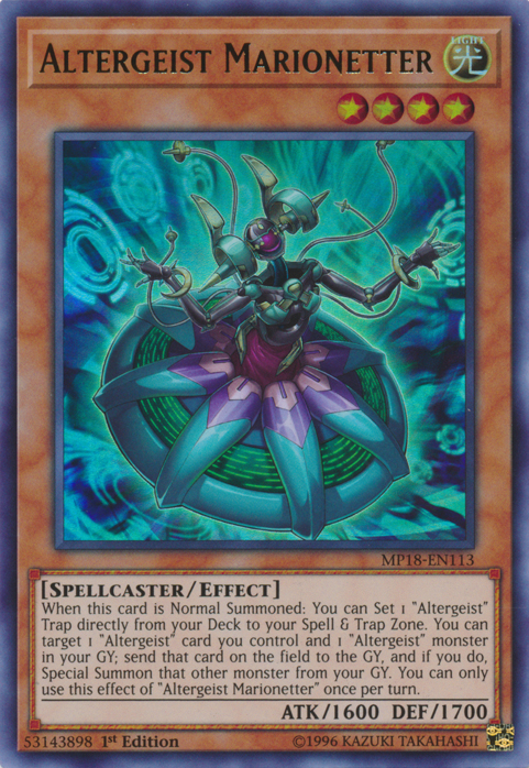 Altergeist Marionetter [MP18-EN113] Ultra Rare | Good Games Adelaide SA