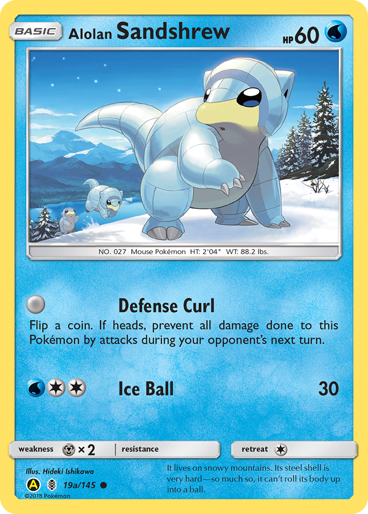 Alolan Sandshrew (19a/145) [Alternate Art Promos] | Good Games Adelaide SA