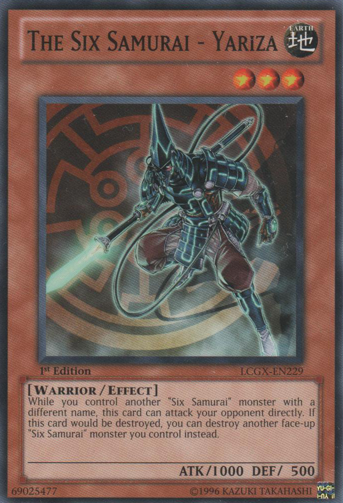 The Six Samurai - Yariza [LCGX-EN229] Common | Good Games Adelaide SA