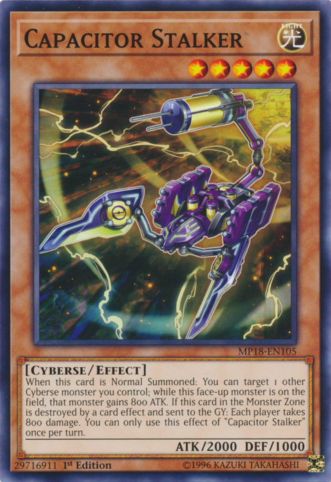 Capacitor Stalker [MP18-EN105] Common | Good Games Adelaide SA