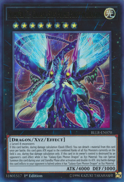 Number 62: Galaxy-Eyes Prime Photon Dragon [BLLR-EN070] Ultra Rare | Good Games Adelaide SA
