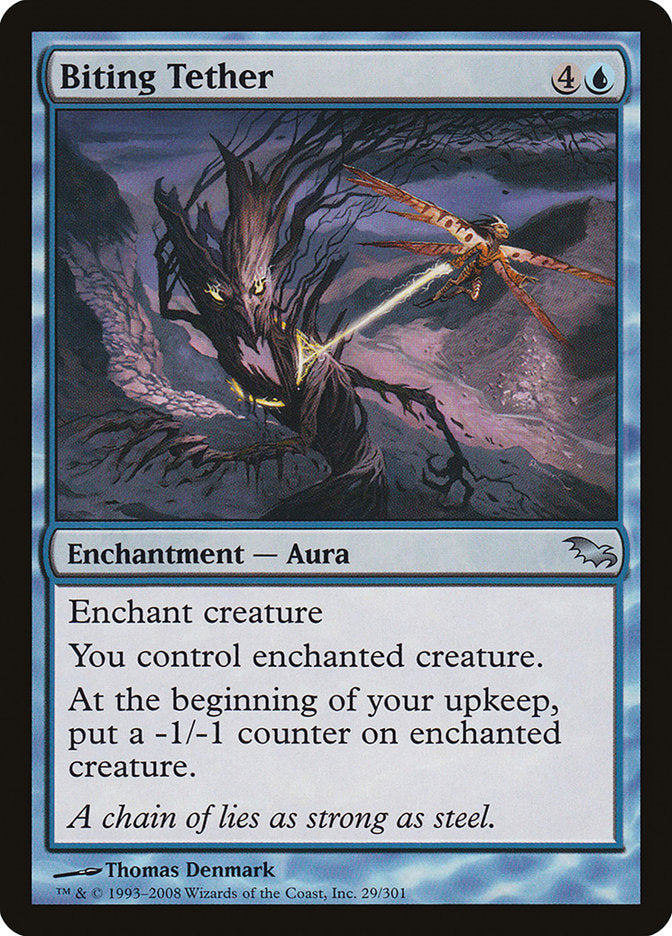Biting Tether 29 (Shadowmoor)  - Foil | Good Games Adelaide SA