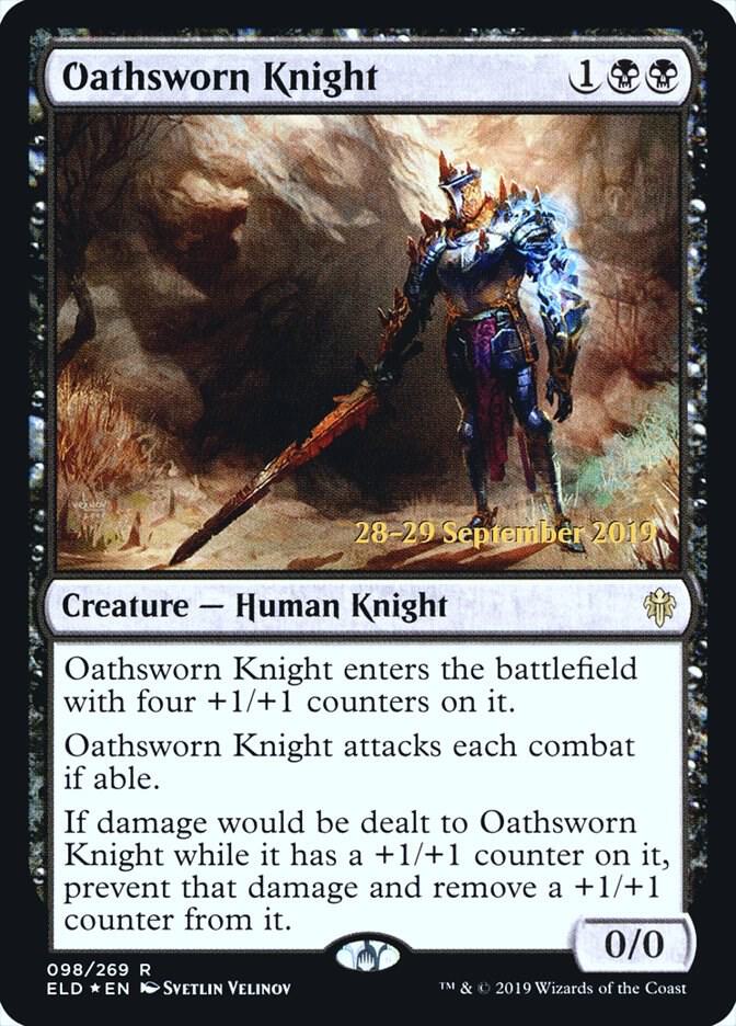 Oathsworn Knight 98 (Prerelease Cards)  - Foil | Good Games Adelaide SA