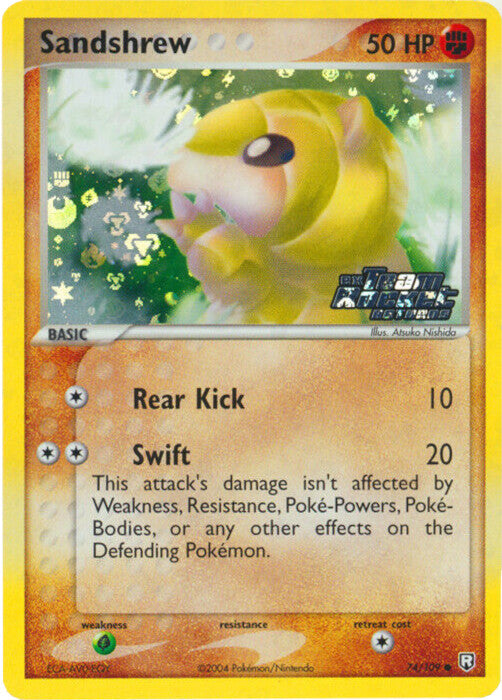 Sandshrew (74/109) (Stamped) [EX: Team Rocket Returns] | Good Games Adelaide SA