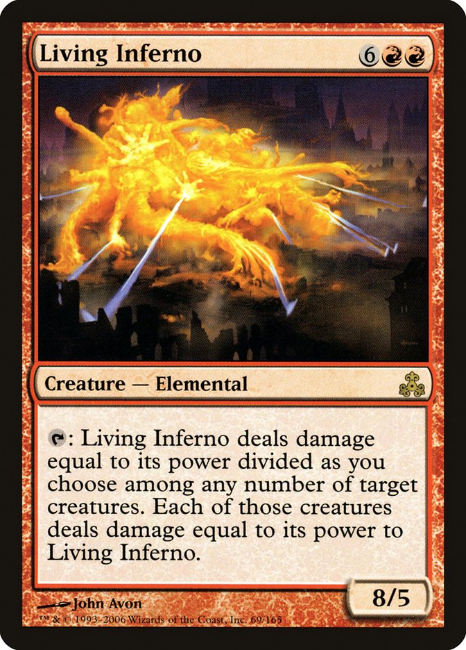 Living Inferno 69 (Guildpact)  - Foil | Good Games Adelaide SA