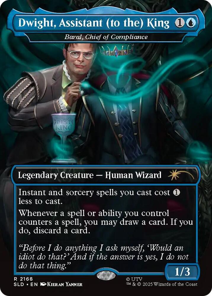 Dwight Assistant to the King Baral Chief of Compliance 2168 (Secret Lair Drop Series)  - Foil | Good Games Adelaide SA