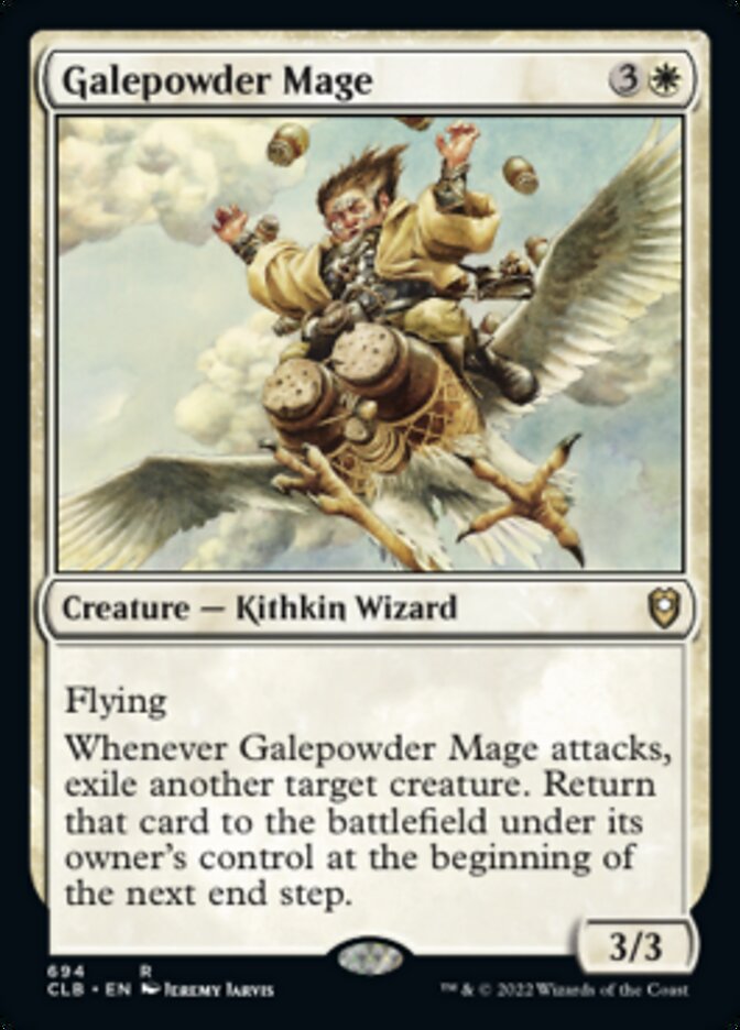Galepowder Mage [Commander Legends: Battle for Baldur's Gate] | Good Games Adelaide SA