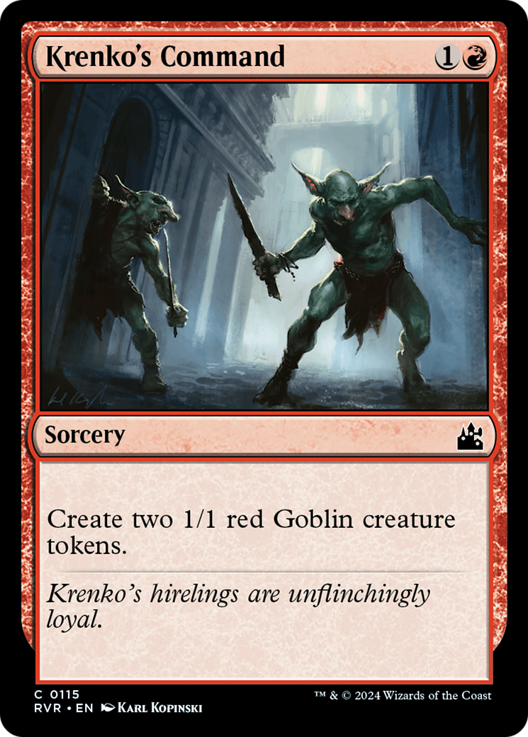 Krenko's Command [Ravnica Remastered] | Good Games Adelaide SA