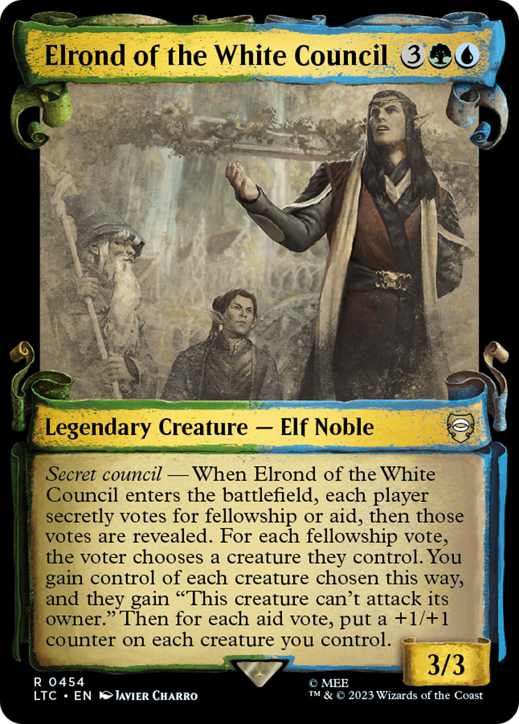 Elrond of the White Council [The Lord of the Rings: Tales of Middle-Earth Commander Showcase Scrolls] | Good Games Adelaide SA