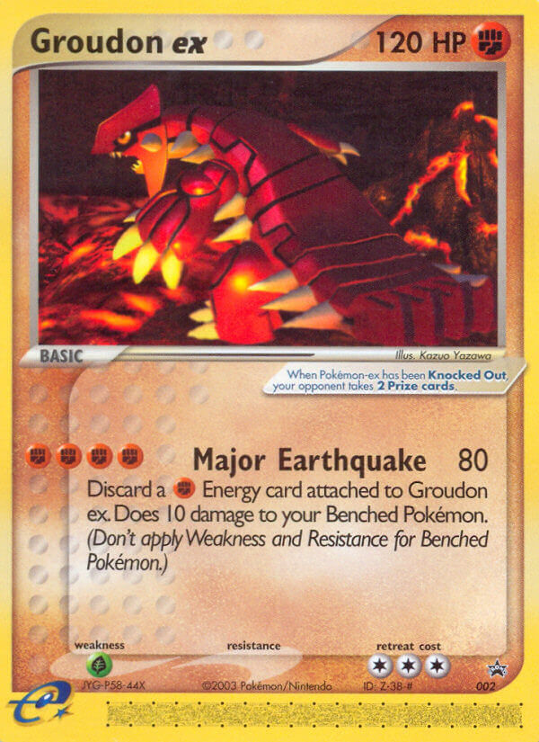 Groudon ex (002) [Nintendo: Black Star Promos] | Good Games Adelaide SA