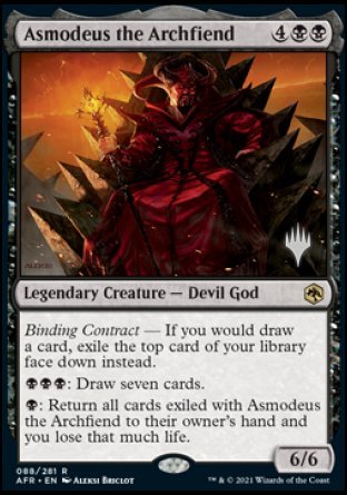 Asmodeus the Archfiend (Promo Pack) [Dungeons & Dragons: Adventures in the Forgotten Realms Promos] | Good Games Adelaide SA