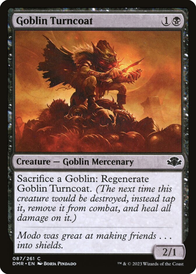 Goblin Turncoat 87 (Dominaria Remastered)  | Good Games Adelaide SA