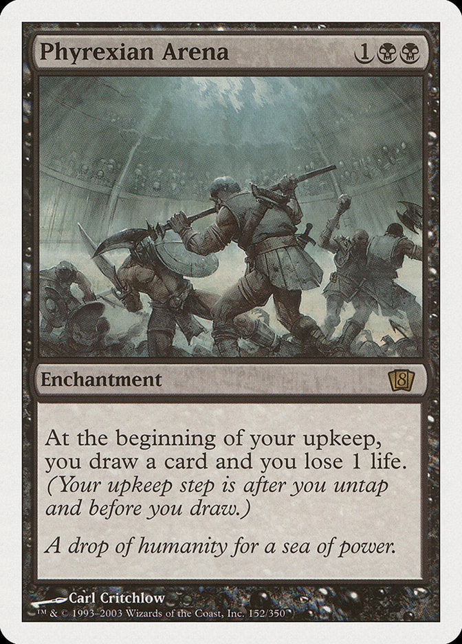 Phyrexian Arena [Eighth Edition] | Good Games Adelaide SA
