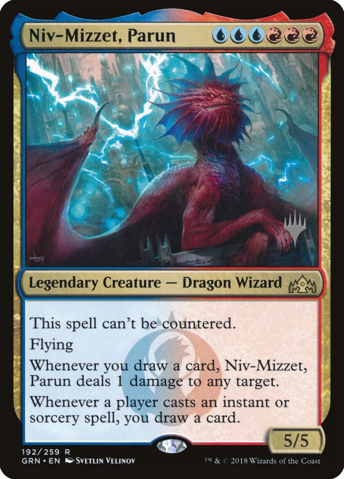 Niv-Mizzet, Parun (Promo Pack) [Guilds of Ravnica Promos] | Good Games Adelaide SA