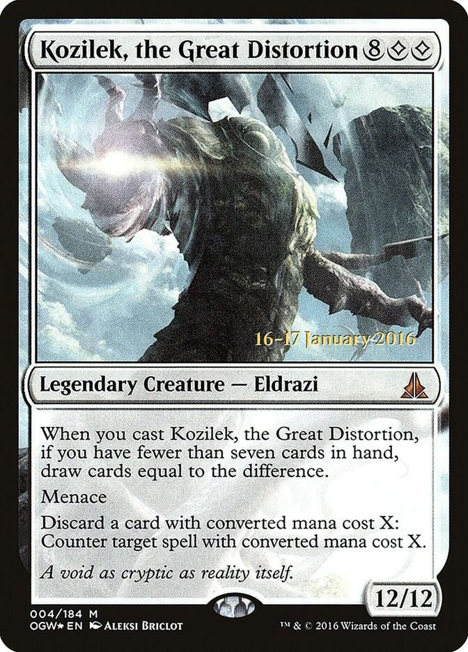Kozilek the Great Distortion 4 (Prerelease Cards)  - Foil | Good Games Adelaide SA