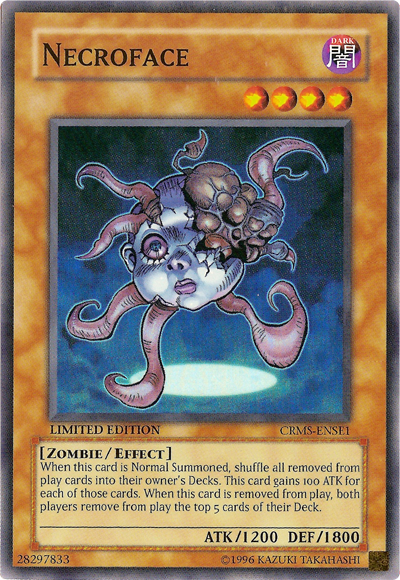 Necroface [CRMS-ENSE1] Super Rare | Good Games Adelaide SA