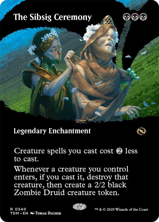 The Sibsig Ceremony 340 (Tarkir: Dragonstorm)  - Foil | Good Games Adelaide SA