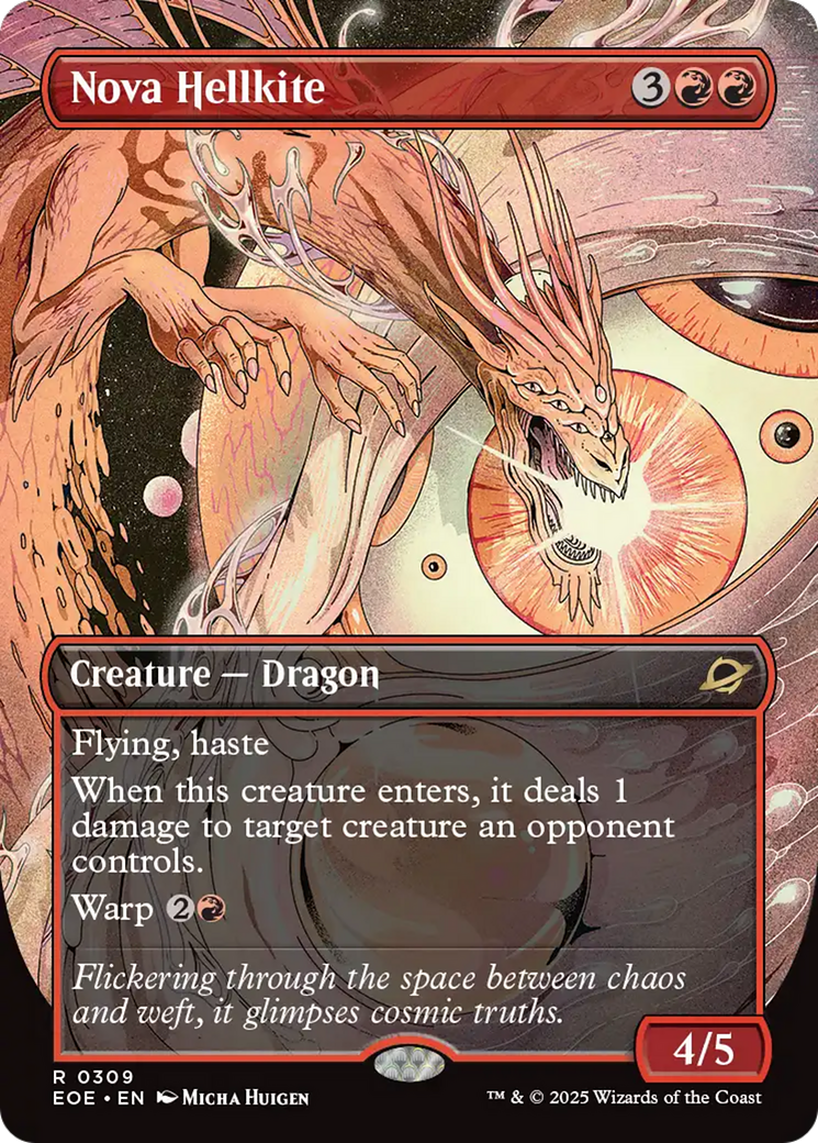 Nova Hellkite (Borderless) [Edge of Eternities] | Good Games Adelaide SA