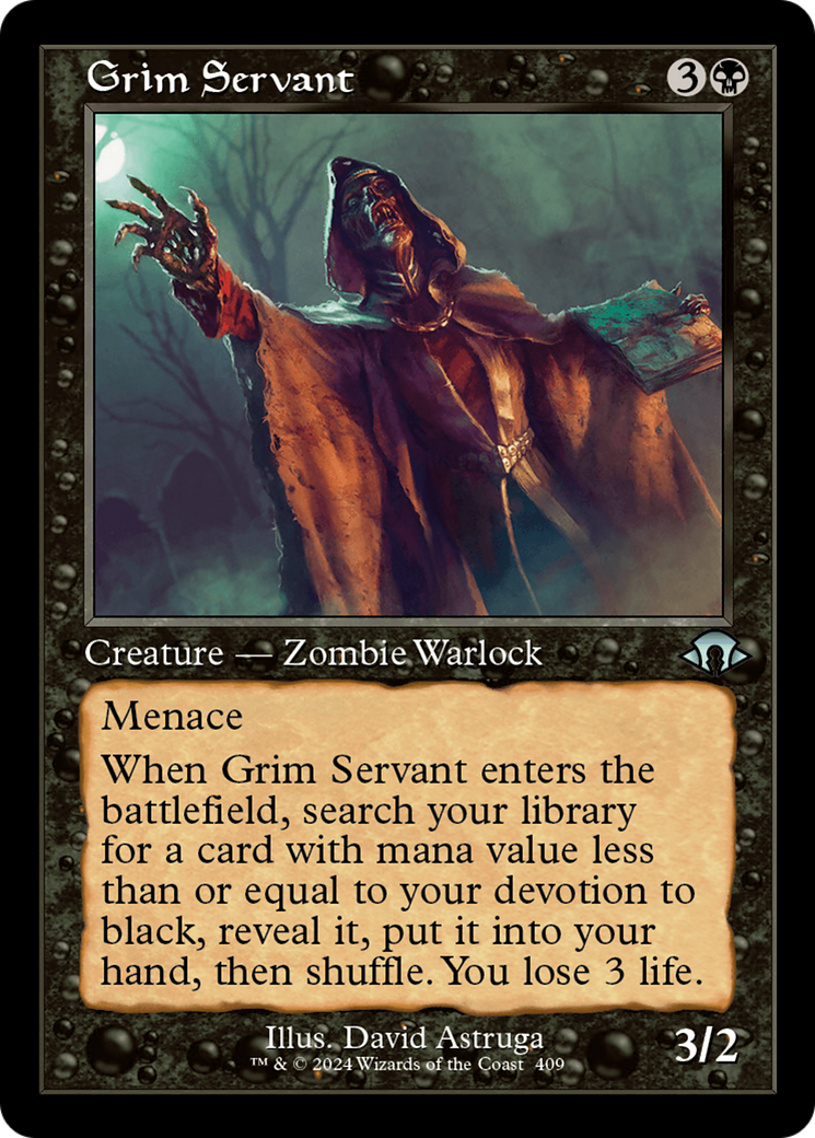 Grim Servant (Retro) [Modern Horizons 3] | Good Games Adelaide SA