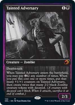 Tainted Adversary 124 (Innistrad: Double Feature)  - Foil | Good Games Adelaide SA